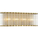 Glasbury 4 Light 23.75 inch Gold Vanity Light Wall Light