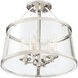 Barlow 4 Light 16 inch Polished Nickel Semi-Flush Mount Ceiling Light