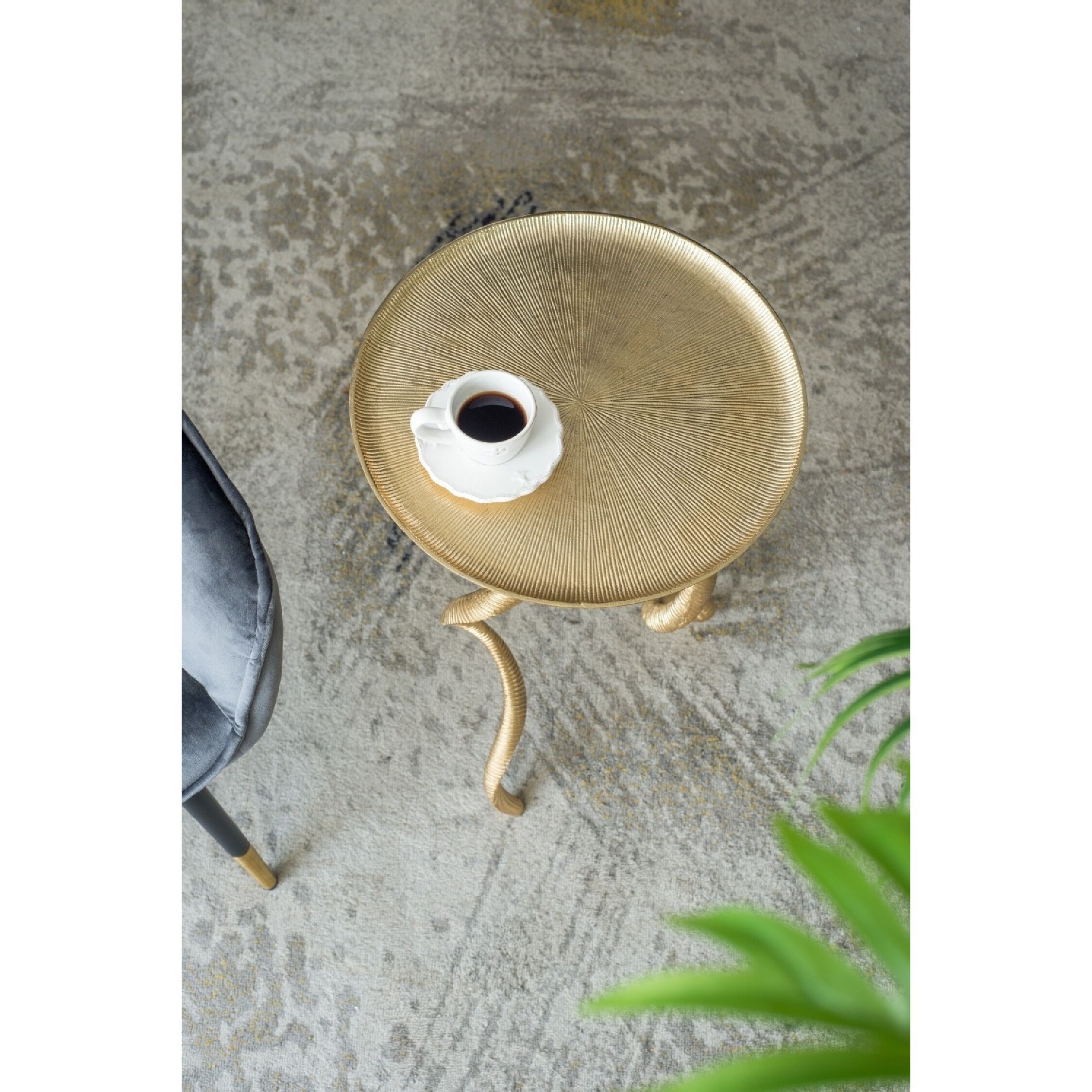 Antler 16.1 inch Gold Side Table