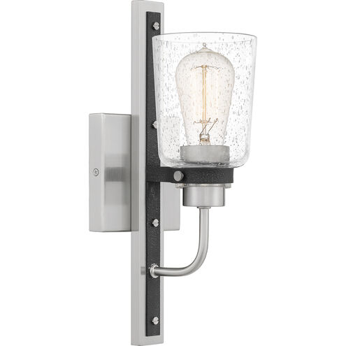 Axel 1 Light 4.75 inch Brushed Nickel Wall Sconce Wall Light, Small