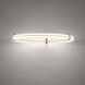 Clique 1 Light 31 inch Aged Brass Pendant Ceiling Light