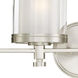 Decker 4 Light 29.75 inch Brushed Nickel Vanity Light Wall Light
