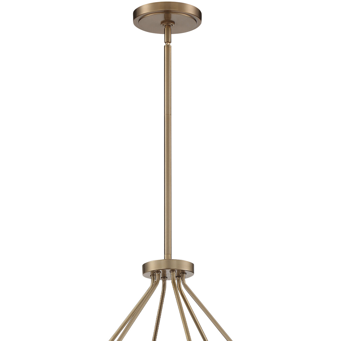Keenan 6 Light 31.25 inch Vibrant Gold Chandelier Ceiling Light