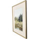 September Skies II Green and Blue and Brown Framed Art