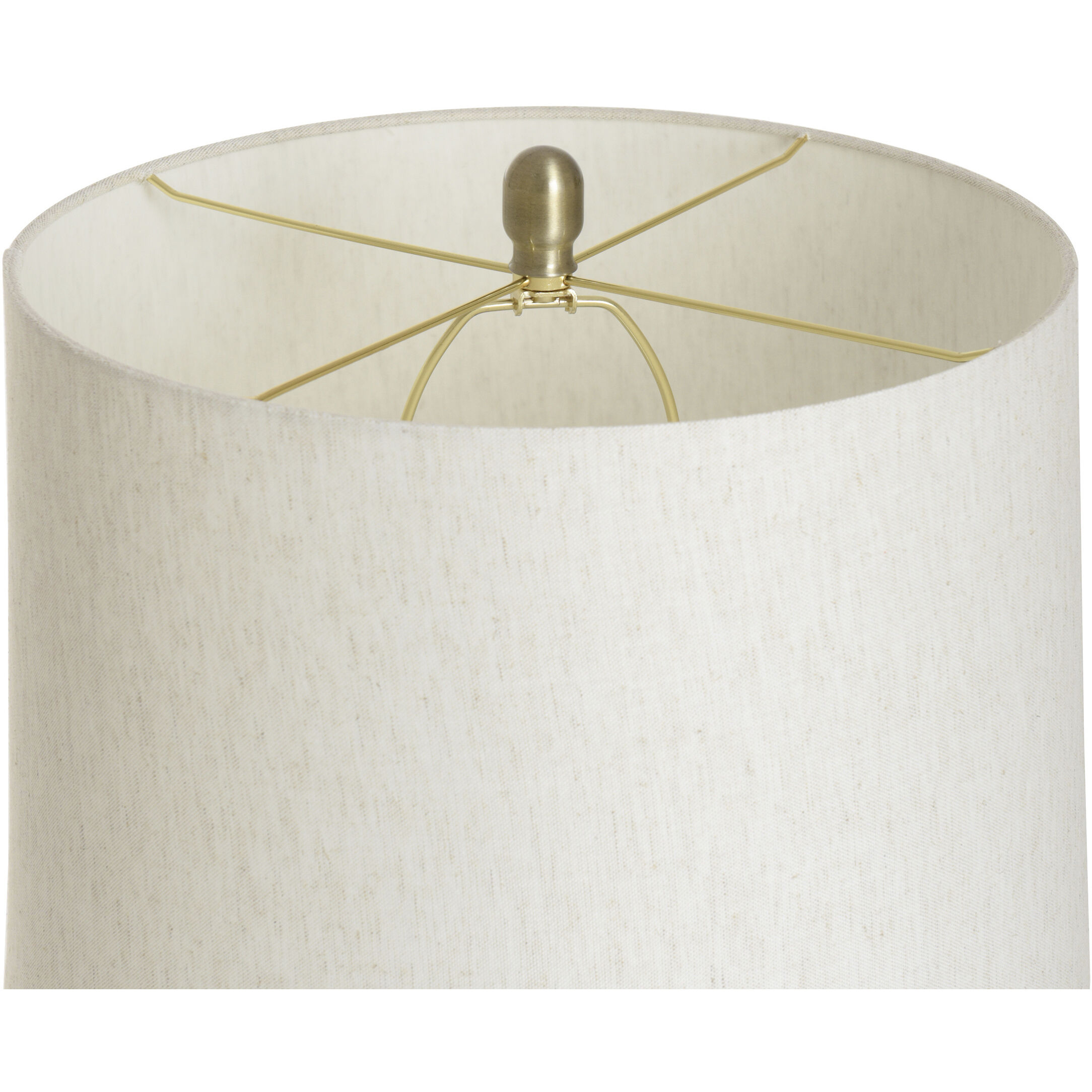 Cameron 30 inch 100.00 watt Black and Brown and Brass Table Lamp Portable Light