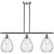 Ballston Large Waverly 3 Light 36 inch Brushed Satin Nickel Island Light Ceiling Light, Ballston