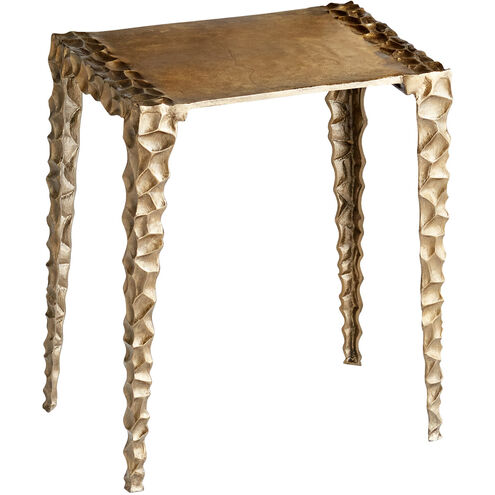 Imprint 24 X 20 inch Antique Brass Side Table