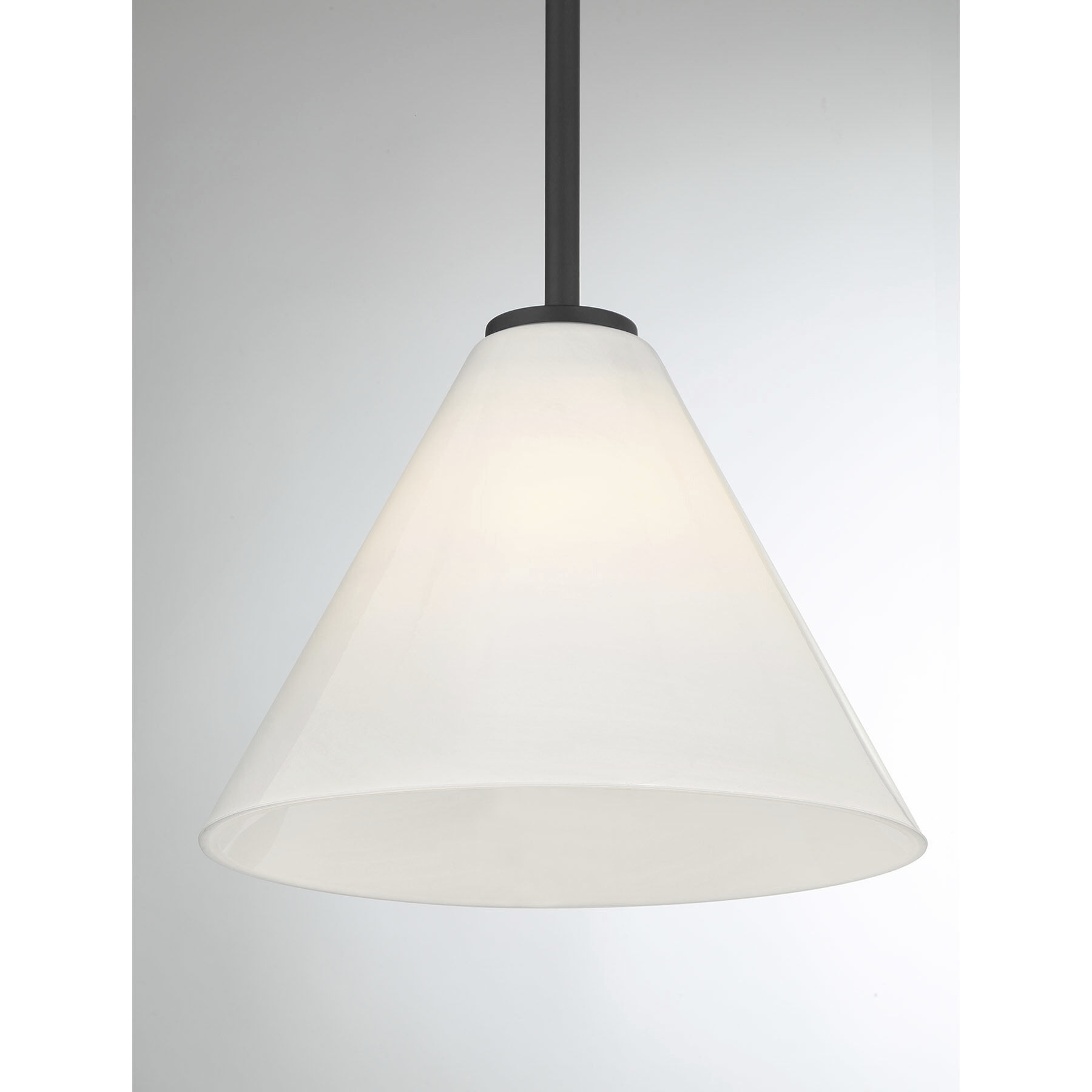 Blair 1 Light 10 inch Matte Black Mini-Pendant or Semi-Flush Ceiling Light