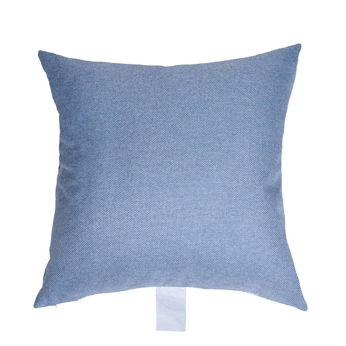Dann Foley 24 inch Chambray Blue and White Decorative Pillow