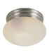 Dash 1 Light 8 inch Brushed Nickel Flushmount Ceiling Light