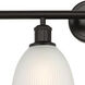 Edison Castile 4 Light 33 inch Oil Rubbed Bronze Bath Vanity Light Wall Light in White