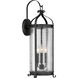 Preston 3 Light 26 inch Iron Oxide Outdoor Wall Lantern