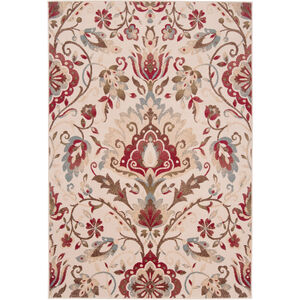 Musetta 39 X 24 inch Red Rug, Rectangle