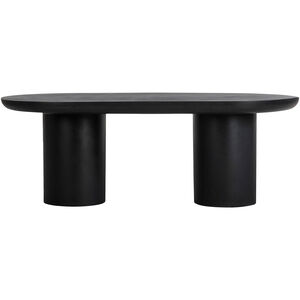 Rocca 83 X 40 inch Black Dining Table