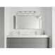 Dryden 4 Light 32 inch Polished Nickel Vanity Light Wall Light