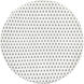 Tobias Rattan Round 24" Counter Stool in White and Gray Dot