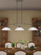 Somerset 3 Light 50 inch English Bronze Linear Chandelier Ceiling Light