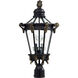 Stratford Hall 2 Light 24 inch Heritage/Gold Outdoor Post Mount Lantern, Great Outdoors