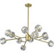 Canada 12 Light 36.5 inch Gold Chandelier Ceiling Light