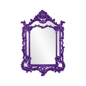 Arlington 49 X 34 inch Glossy Royal Purple Wall Mirror