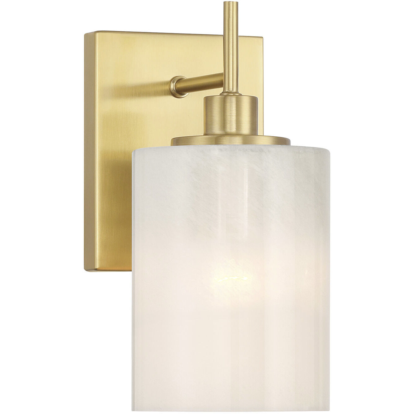 Modern 1 Light 4.75 inch Natural Brass Wall Sconce Wall Light