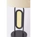 Levy 27 inch 40.00 watt Black with Webbed Caning Material Table Lamp Portable Light