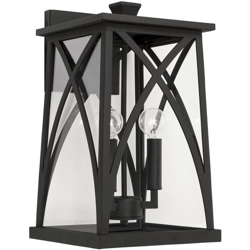 Marshall 3 Light 17 inch Black Outdoor Wall Lantern