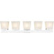 Astor 5 Light 36 inch Chrome Vanity Wall Light