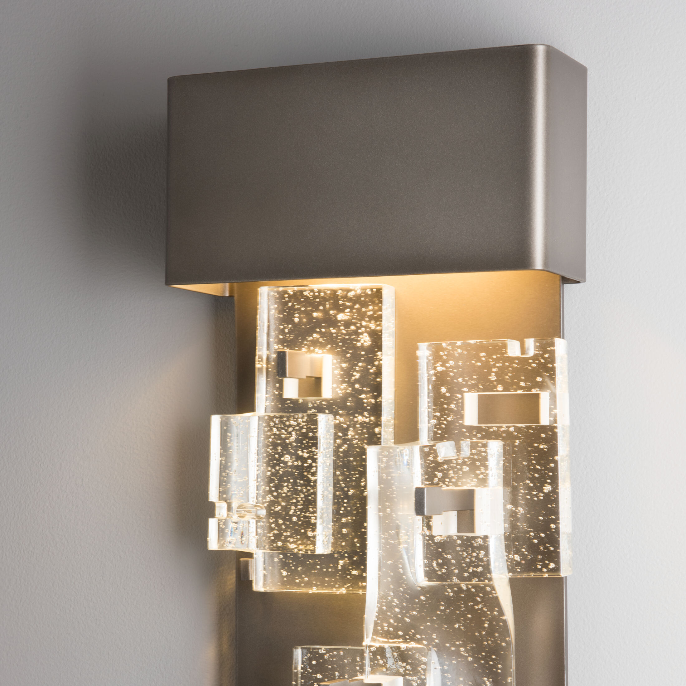 Art + Alchemy Fusion LED 9.5 inch Modern Brass Wall Sconce Wall Light - Open Box
