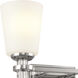 Rosalind 2 Light 14.25 inch Polished Nickel Bath Vanity Light Wall Light