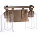 Romero 2 Light 14 inch Satin Brass Vanity Light Wall Light