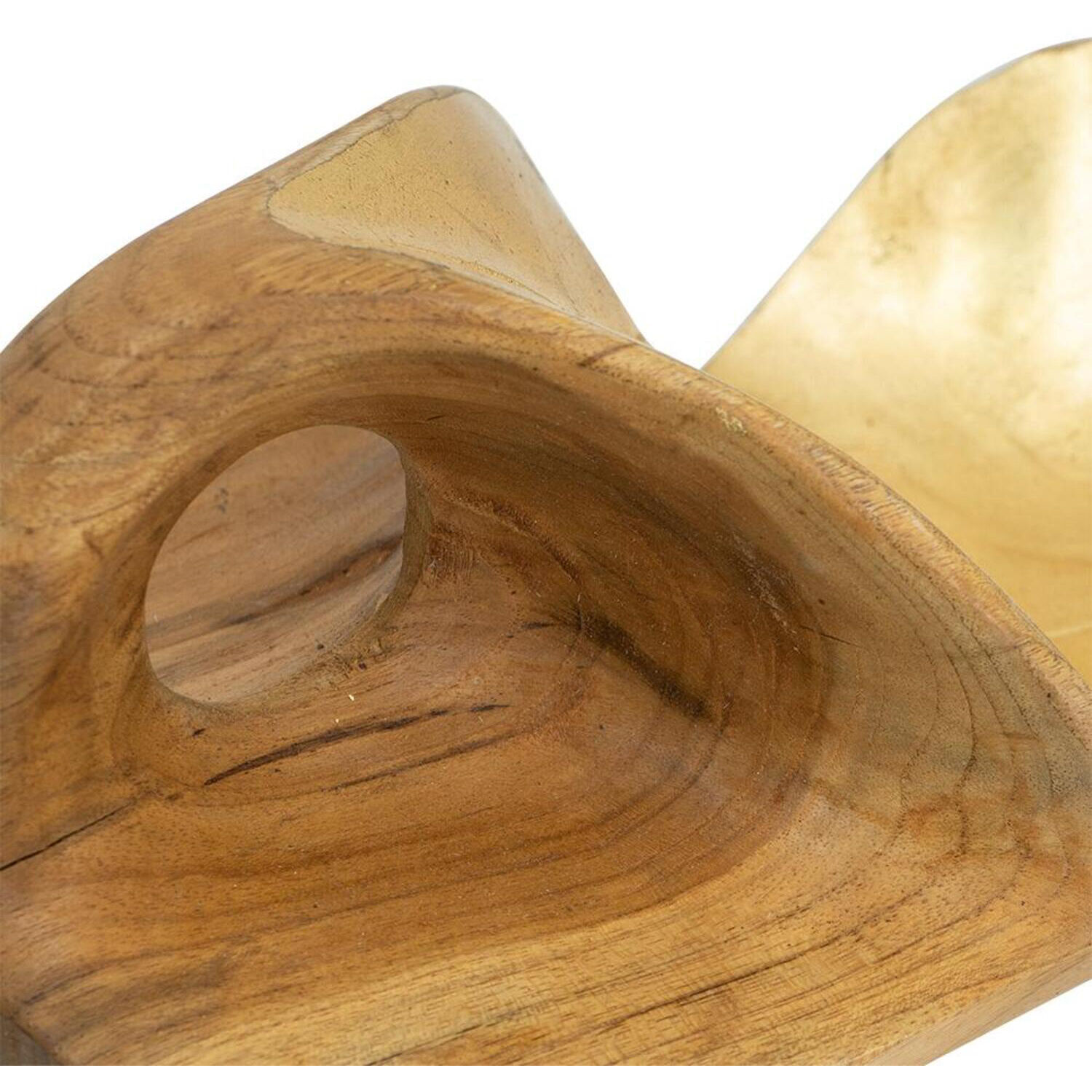 Anita 19.7 X 9.8 inch Brown/Gold Decorative Plate