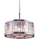 Chelsea 8 Light 28 inch Polished Nickel Pendant Ceiling Light in Clear, Urban Classic