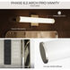 Phase 6.2 LED 36 inch Brushed Nickel Linear Vanity Light Wall Light