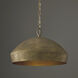 Savari 1 Light 22 inch Artisan Gold Pendant Ceiling Light