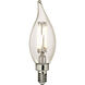Branded Lamps LED F - Flame Tip C - E12 Candelabra 4 watt 120 3000K Light Bulb