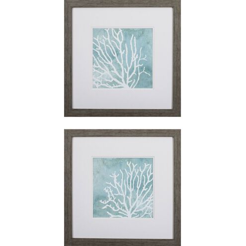 Waterside Collection Green Framed Art