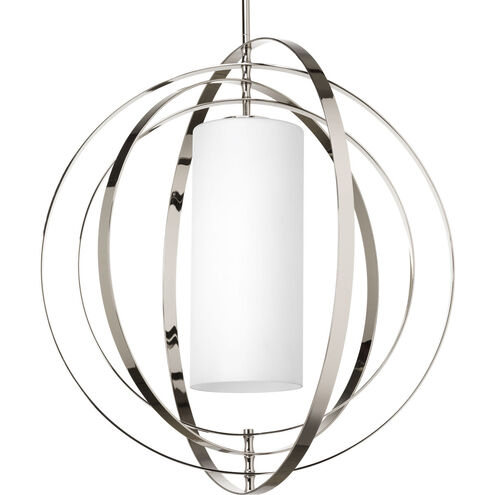 Equinox 2 Light 27.75 inch Polished Nickel Foyer Pendant Ceiling Light