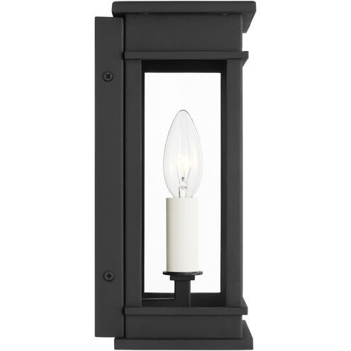 C&M by Chapman & Myers Cupertino 1 Light 15.5 inch Textured Black Outdoor Wall Lantern