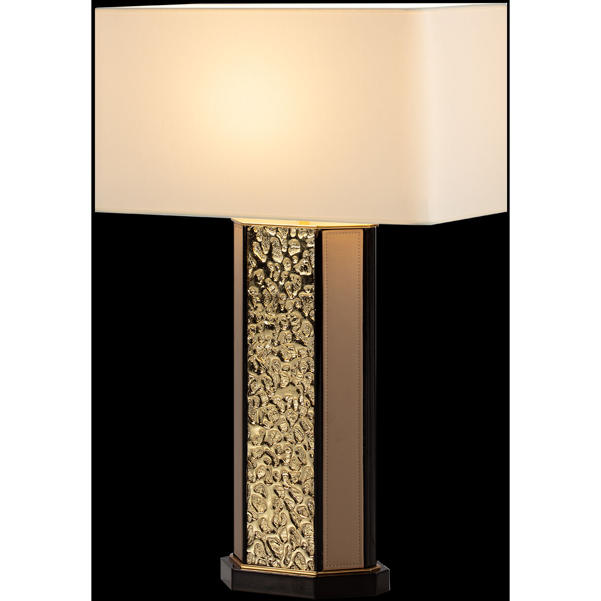 Mariner Luxury 29.53 inch 9 watt Antique Gold Plated Table Lamp Portable Light