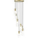 Alton 7 Light 18 inch Modern Gold Chandelier Ceiling Light