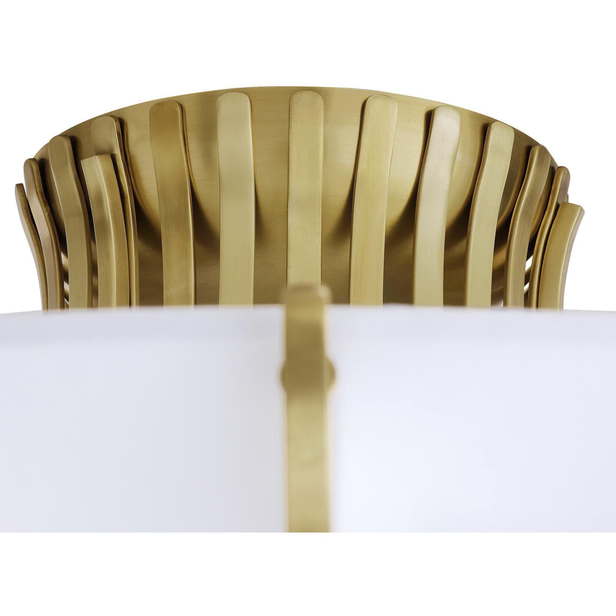 Chambers 10 Light 52 inch Antique Brass Semi Flush Mount Ceiling Light