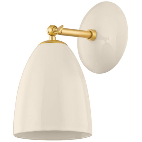 Kirsten 1 Light 6.25 inch Aged Brass Wall Sconce Wall Light