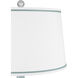Ketty 31.25 inch 150 watt White and Light Blue Table Lamp Portable Light