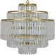 Quintus 4 Light 25 inch Antique Brass Chandelier Ceiling Light