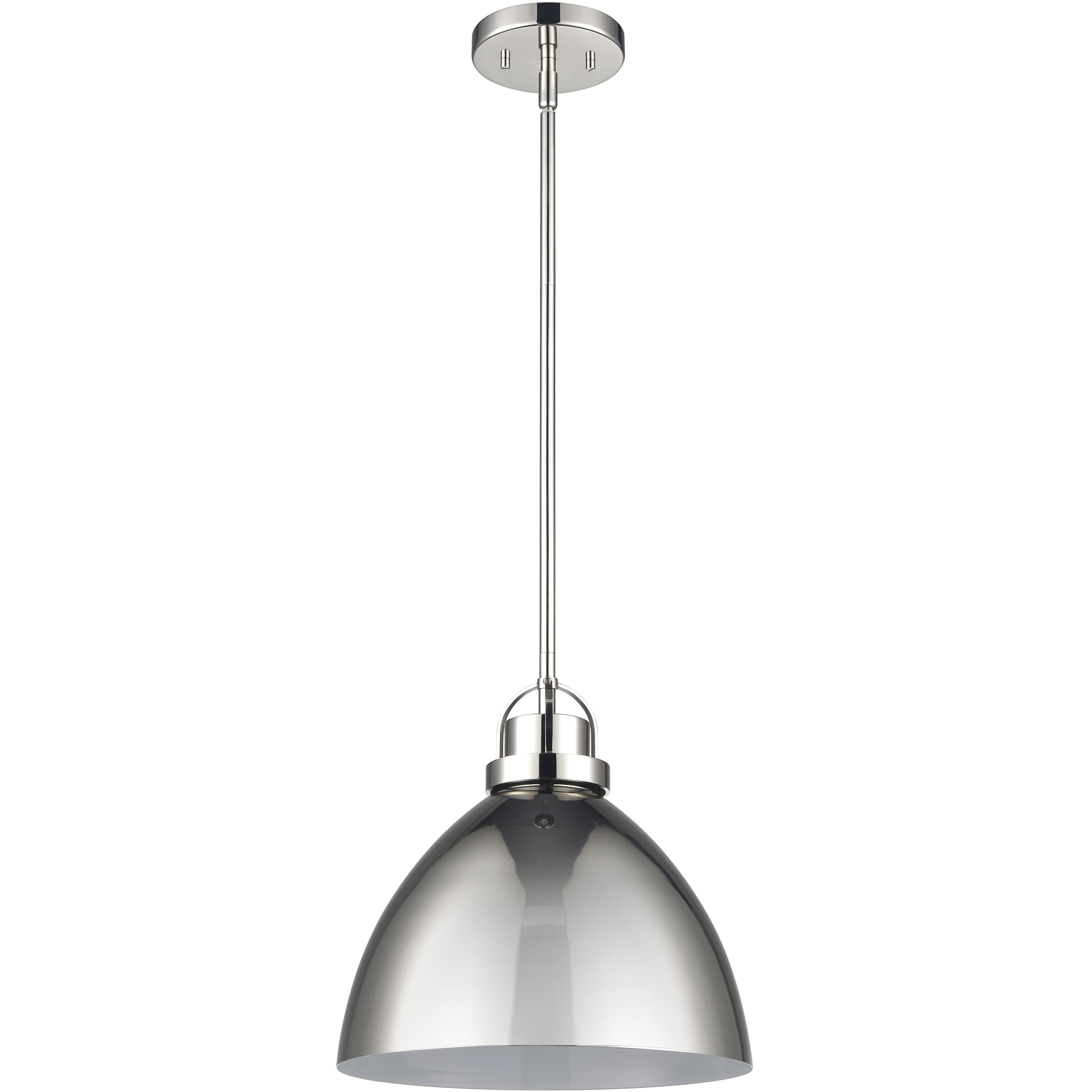 Somerville 1 Light 12 inch Polished Nickel Pendant Ceiling Light