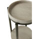 Repose 22 X 14.25 inch Grey Oak Side Table