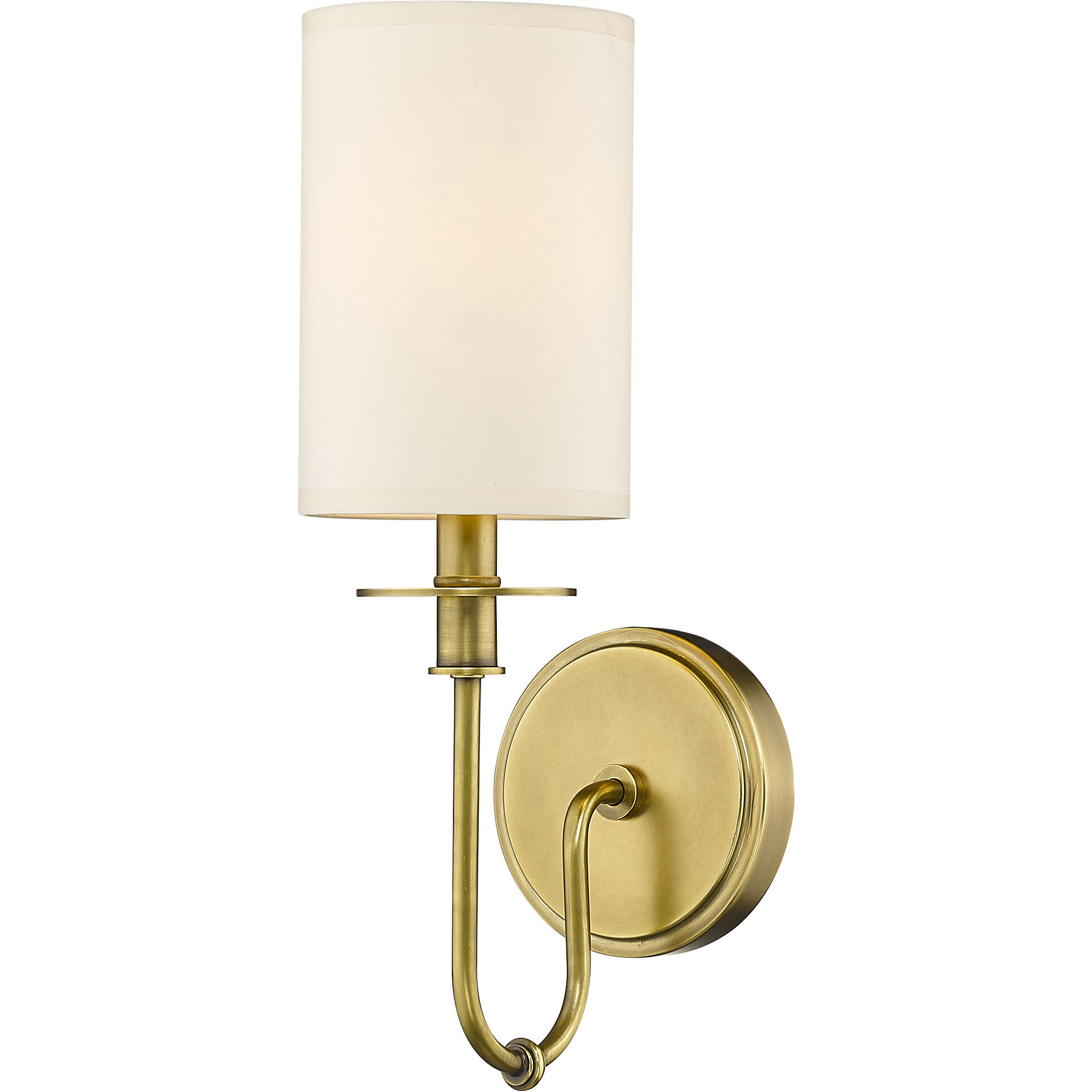 Ella 1 Light 5 inch Rubbed Brass Wall Sconce Wall Light
