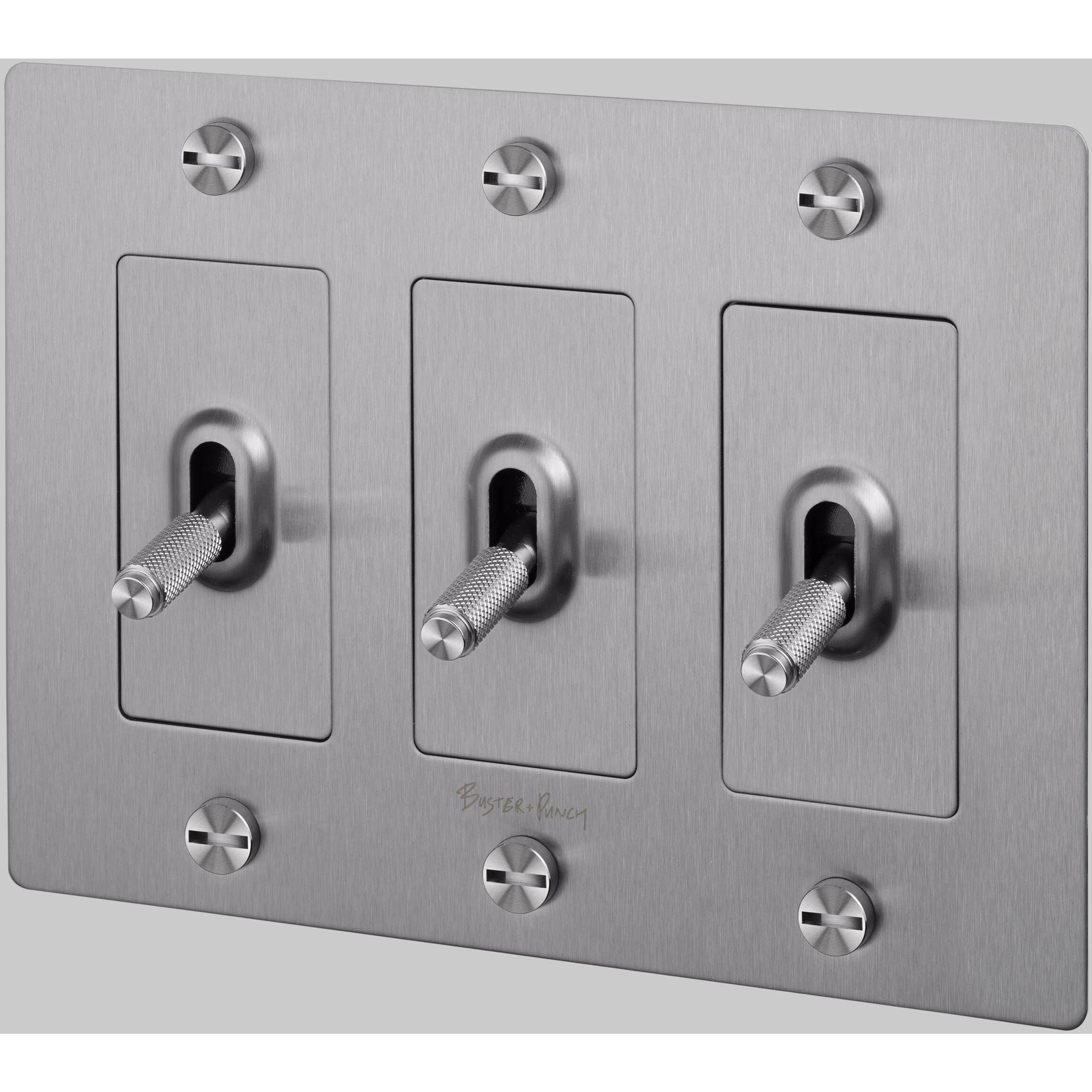 3G Toggle 120-277 Steel Light Switch