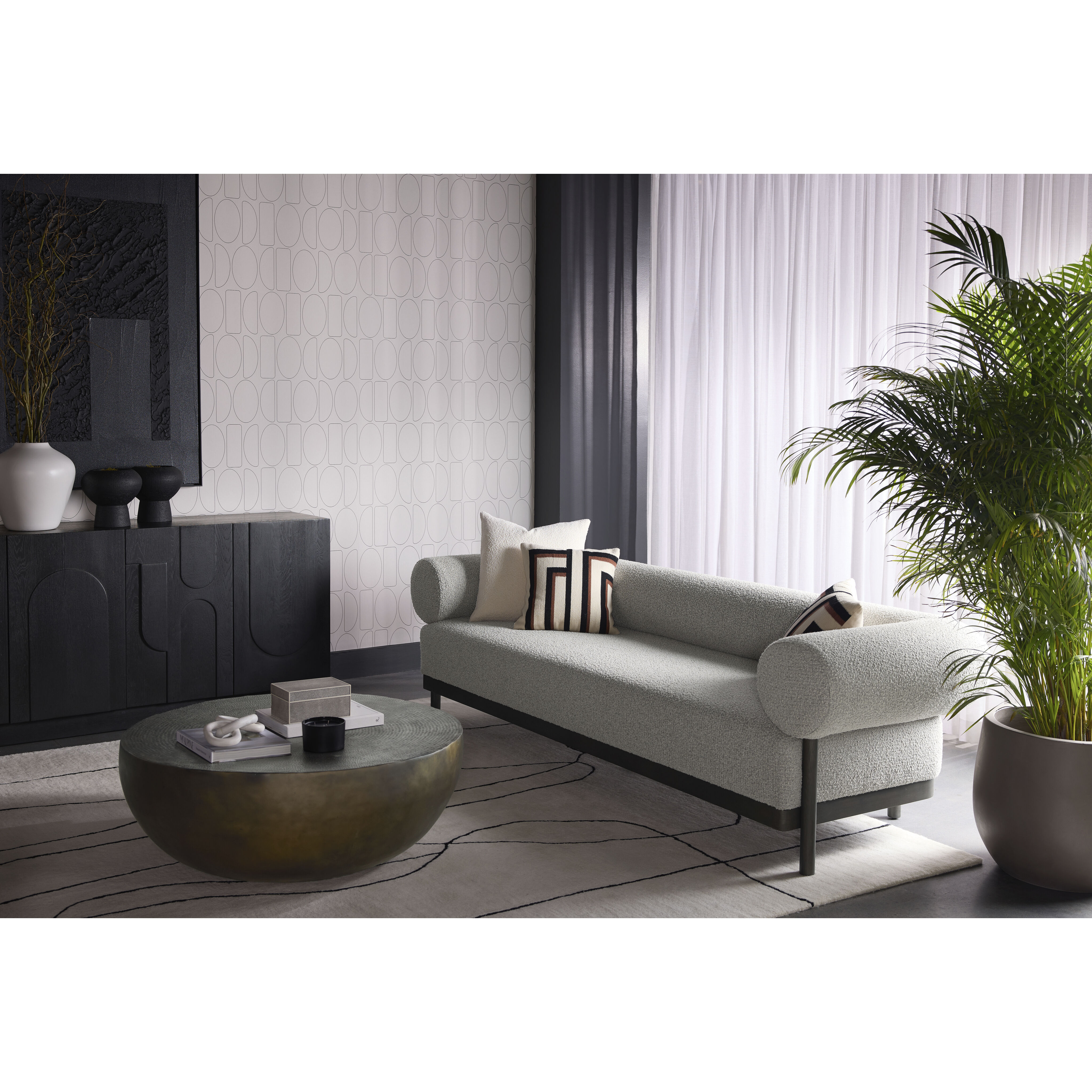 Cale 41.25 X 15 inch Antique Bronze Outdoor Coffee Table